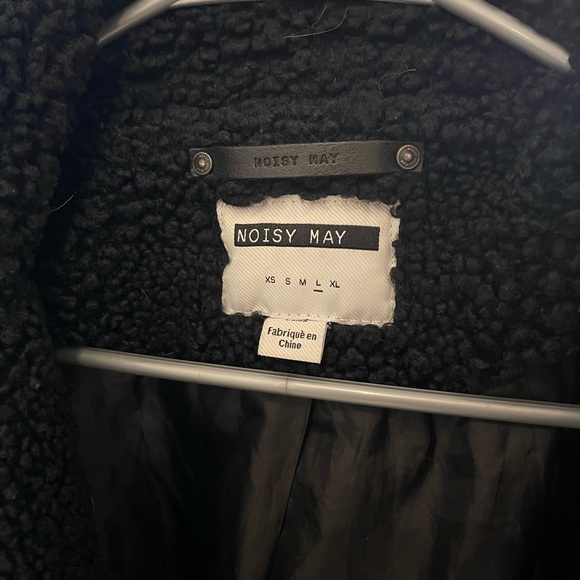 Black Sherpa Coat - Picture 2 of 3
